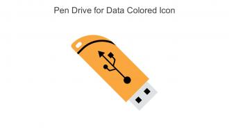 Pen Drive For Data Colored Icon In Powerpoint Pptx Png And Editable Eps Format