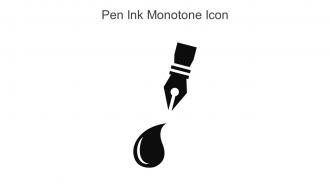 Pen Ink Monotone Icon In Powerpoint Pptx Png And Editable Eps Format