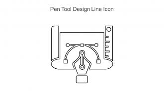 Pen Tool Design Line Icon