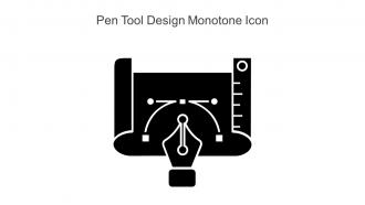 Pen Tool Design Monotone Icon