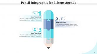 Pencil Agenda Diagram Infographic Marketing Purchase Education Sucess