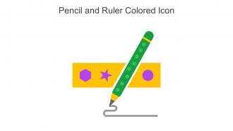 Pencil And Ruler Colored Icon In Powerpoint Pptx Png And Editable Eps Format