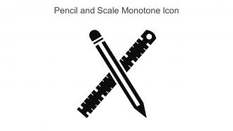 Pencil And Scale Monotone Icon In Powerpoint Pptx Png And Editable Eps Format