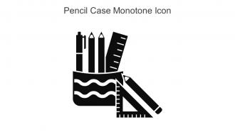 Pencil Case Monotone Icon In Powerpoint Pptx Png And Editable Eps Format