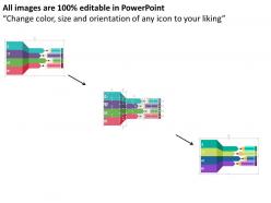 Pencils with tags and icons for data representation flat powerpoint design