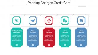 Pending Charges Credit Card Ppt Powerpoint Presentation Gallery Themes Cpb
