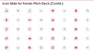 Pendo pitch deck for icon slide ppt template example introduction