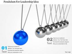 Pendulam for leadership idea image graphics for powerpoint