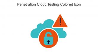 Penetration Cloud Testing Colored Icon In Powerpoint Pptx Png And Editable Eps Format
