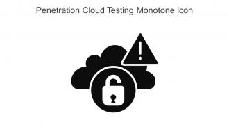 Penetration Cloud Testing Monotone Icon In Powerpoint Pptx Png And Editable Eps Format