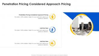 Penetration Pricing Considered Approach Pricing In Powerpoint And Google Slides Cpb