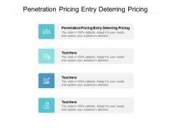 Penetration pricing entry deterring pricing ppt powerpoint presentation ideas deck cpb