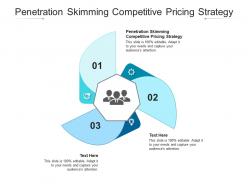 Penetration skimming competitive pricing strategy ppt powerpoint presentation slides cpb