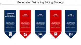 Penetration Skimming Pricing Strategy Ppt Powerpoint Presentation Infographics Cpb