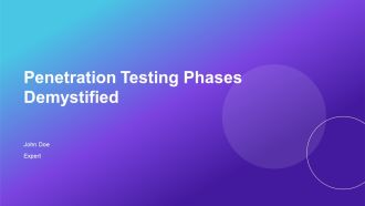Penetration Testing Phases Demystified PPT Slides AT