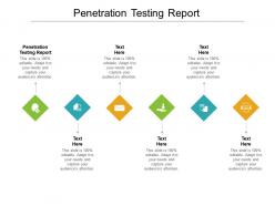 Penetration testing report ppt powerpoint presentation icon graphics cpb