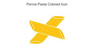 Penne Pasta Colored Icon In Powerpoint Pptx Png And Editable Eps Format