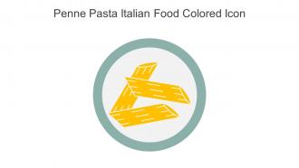 Penne Pasta Italian Food Colored Icon In Powerpoint Pptx Png And Editable Eps Format
