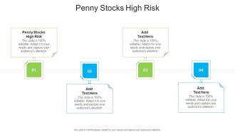 Penny Stocks High Risk In Powerpoint And Google Slides Cpb