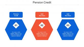 Pension Credit Ppt Powerpoint Presentation Outline Deck Cpb