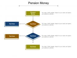 Pension money ppt powerpoint presentation gallery icons cpb