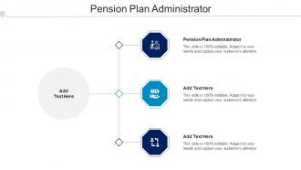 Pension Plan Administrator Ppt Powerpoint Presentation Pictures File Formats Cpb