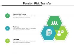 Pension risk transfer ppt powerpoint presentation icon portrait cpb