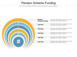 Pension scheme funding ppt powerpoint presentation portfolio background cpb