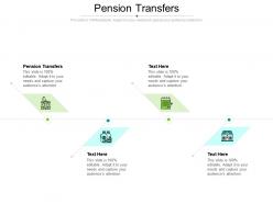 Pension transfers ppt powerpoint presentation professional graphics template cpb