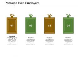 Pensions help employers ppt powerpoint presentation professional examples cpb