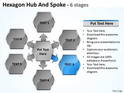 Pentagon hub and spoke 6 stages 21