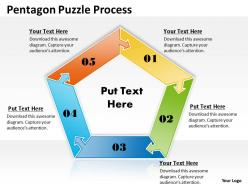 Pentagon puzzle process 6