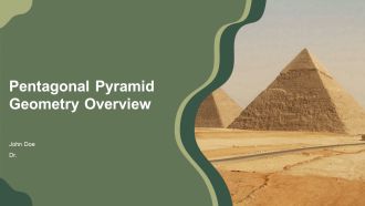 Pentagonal Pyramid Geometry Overview PPT Example AT