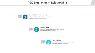 Peo employment relationship ppt powerpoint presentation slides templates cpb