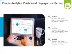 People analytics dashboard displayed on screen