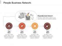 People business network ppt powerpoint presentation model aids cpb