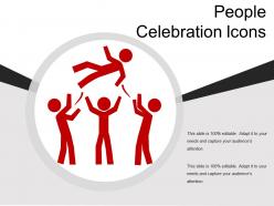 People celebration icons