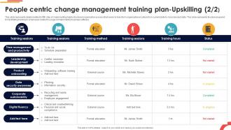 People Centric Change Management Training Plan New Hire Navigating Cultural Change CM SS V Ideas Appealing