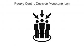 People Centric Decision Monotone Icon In Powerpoint Pptx Png And Editable Eps Format
