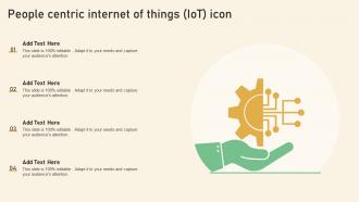 People Centric Internet Of Things IoT Icon