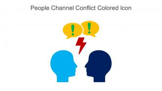 People Channel Conflict Colored Icon In Powerpoint Pptx Png And Editable Eps Format