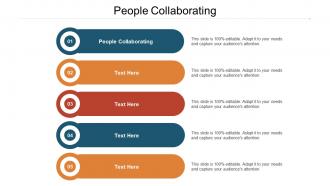 People collaborating ppt powerpoint presentation icon smartart cpb
