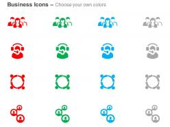 People customer service collaborate consumers ppt icons graphics
