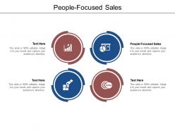 People focused sales ppt powerpoint presentation inspiration information cpb