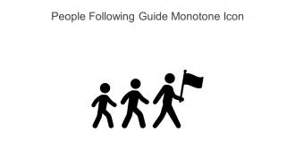 People Following Guide Monotone Icon In Powerpoint Pptx Png And Editable Eps Format