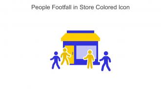 People Footfall In Store Colored Icon In Powerpoint Pptx Png And Editable Eps Format