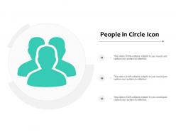 People in circle icon