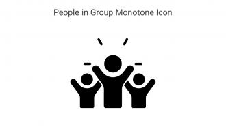 People In Group Monotone Icon In Powerpoint Pptx Png And Editable Eps Format