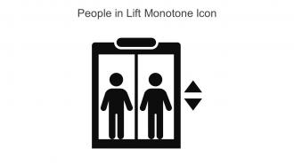 People In Lift Monotone Icon In Powerpoint Pptx Png And Editable Eps Format
