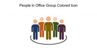 People In Office Group Colored Icon In Powerpoint Pptx Png And Editable Eps Format